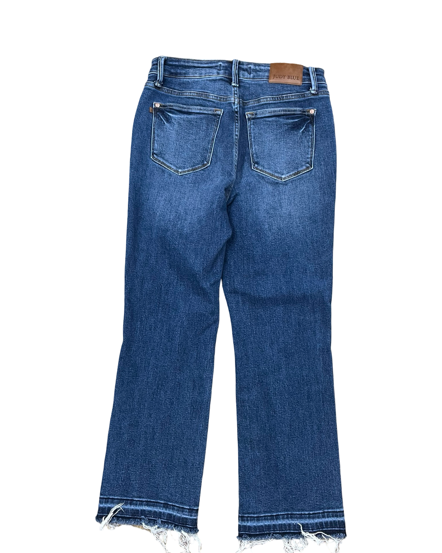 Jeans Flared By Judy Blue In Blue Denim, Size:4