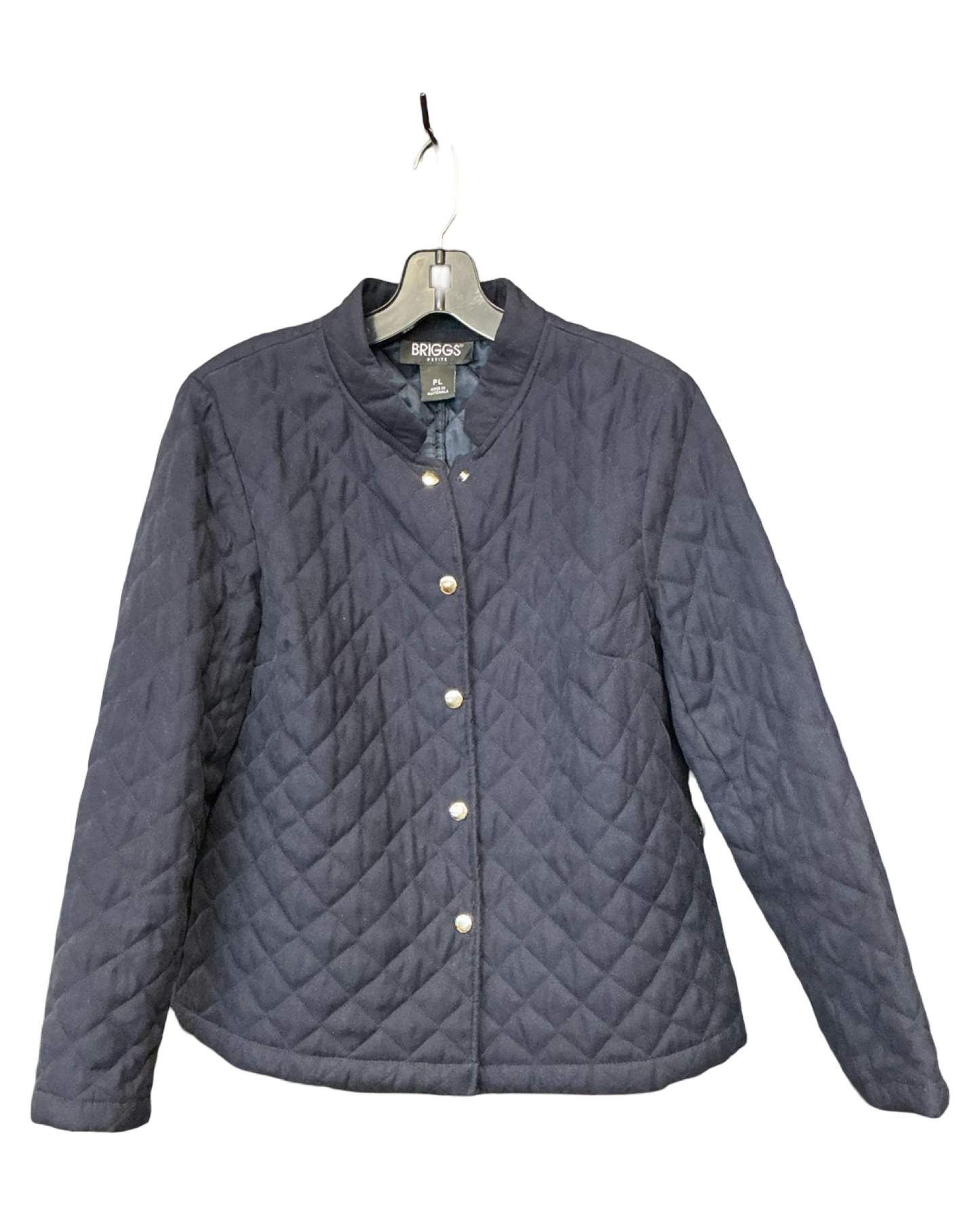 Jacket Puffer & Quilted By Briggs In Navy, Size:22Womens