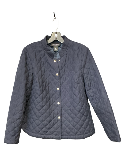 Jacket Puffer & Quilted By Briggs In Navy, Size:22Womens