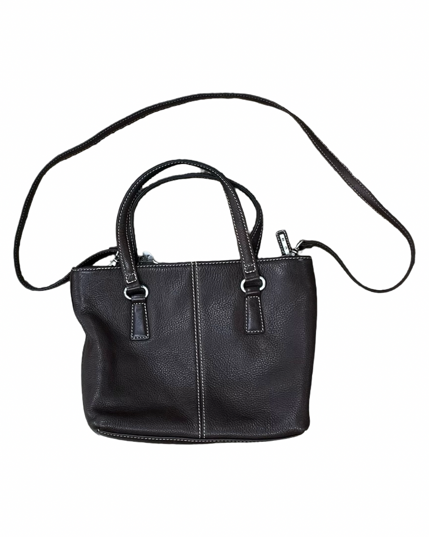 Crossbody Leather By Fossil In Brown, Size:Medium