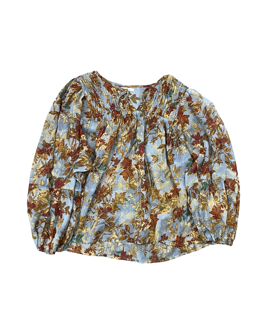 Top Ls By Maurices In Grey & Orange, Size:L