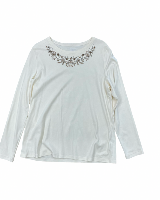 Top Ls By Studio Works In Cream, Size:L