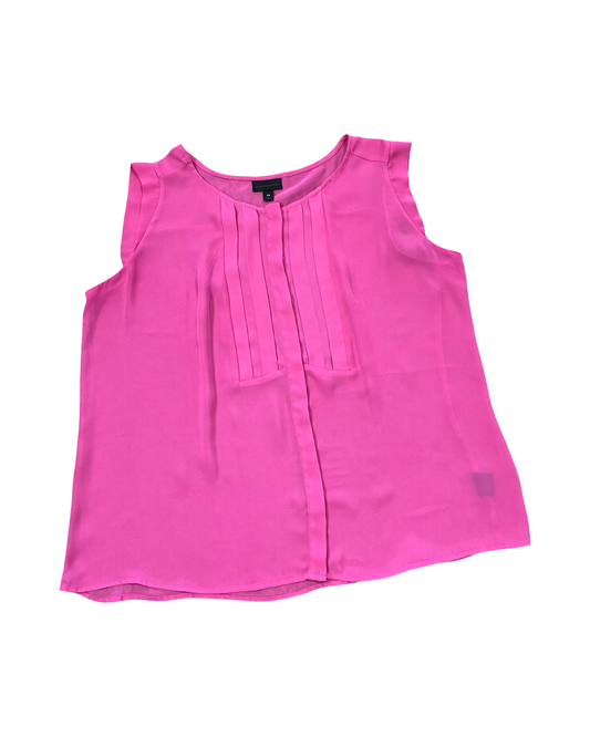 Top Sleeveless By Worthington In Pink, Size:2X