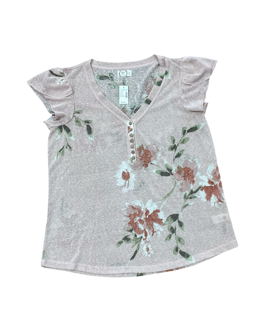 Top Ss By Maurices In Pink, Size:1X