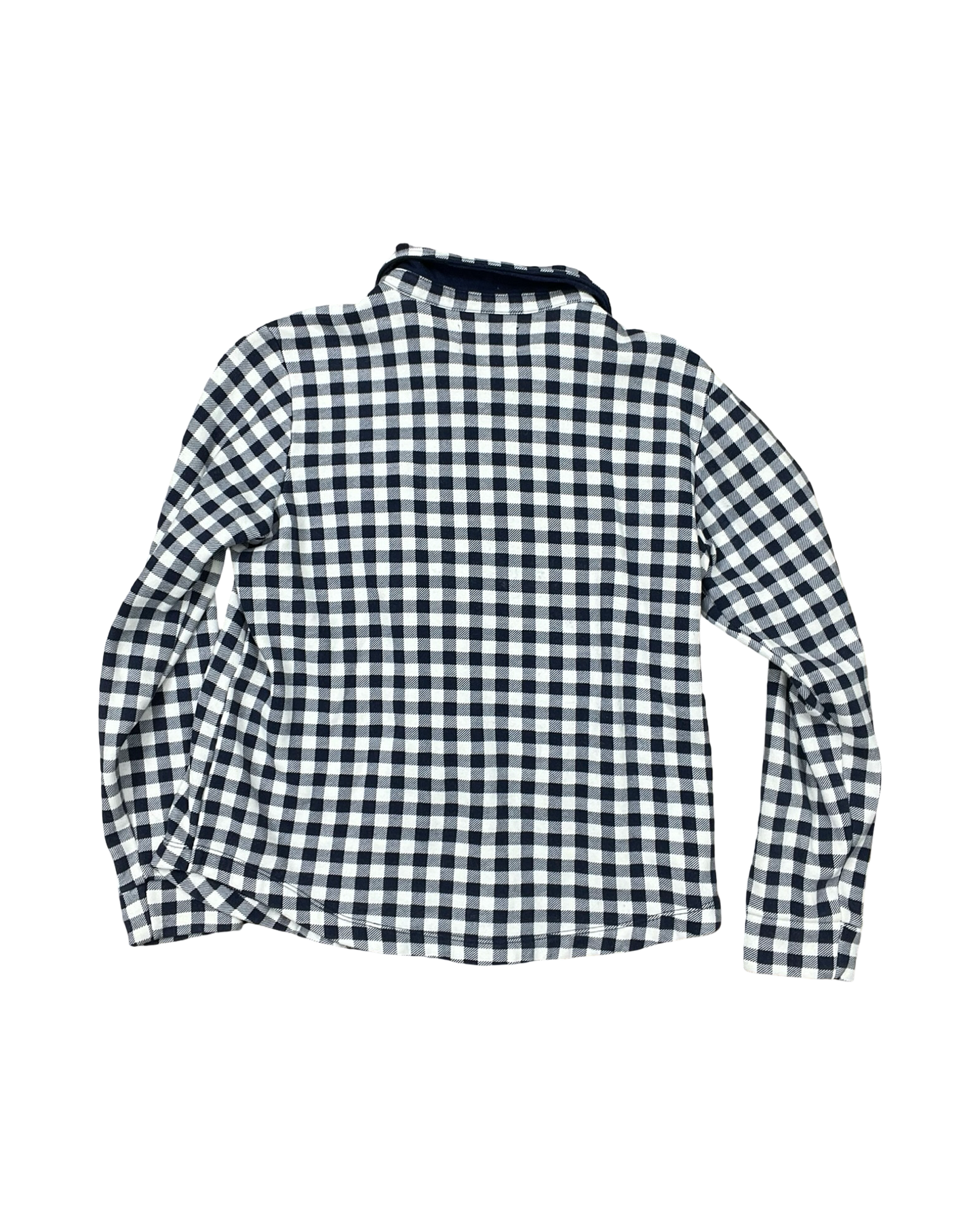 Jacket Shirt By Lands End In Blue & White, Size:S