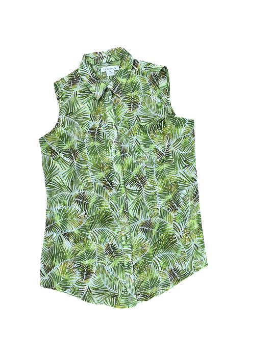 Top Ss By Liz Claiborne In Green, Size:M
