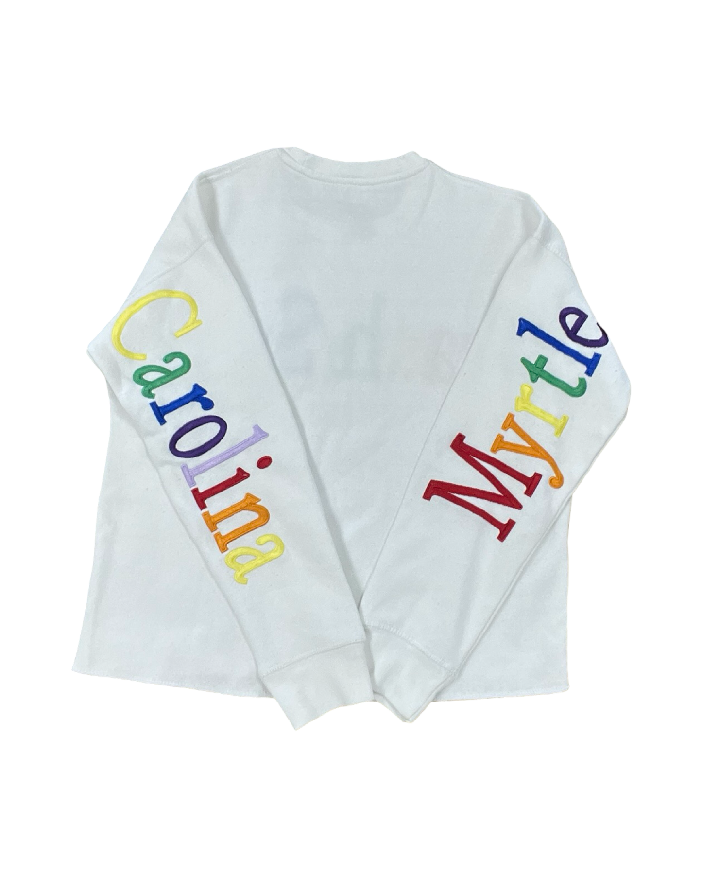Sweatshirt Crewneck By Clothes Mentor In White, Size:M