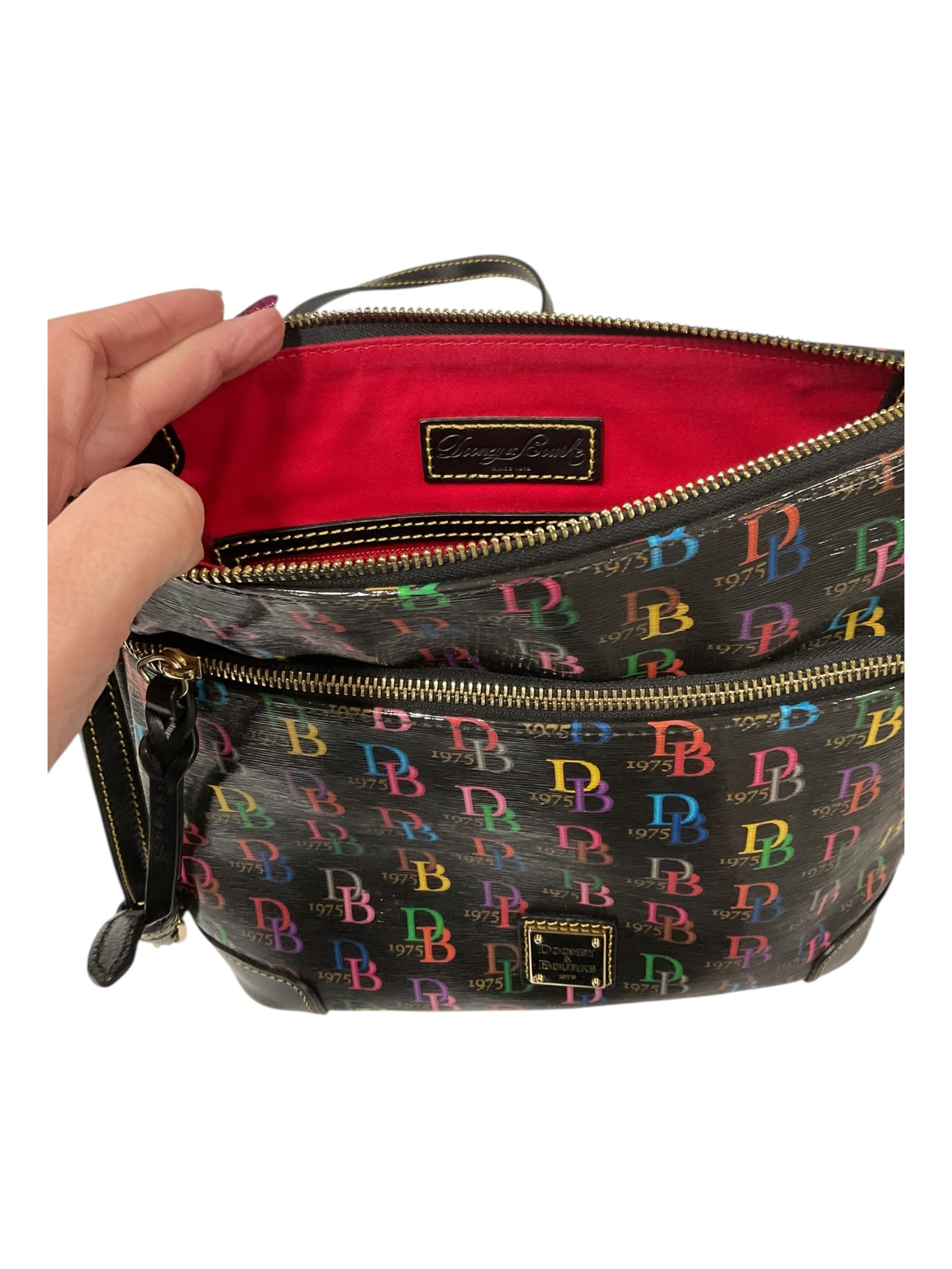 Crossbody Designer By Dooney And Bourke In Black, Size:Medium