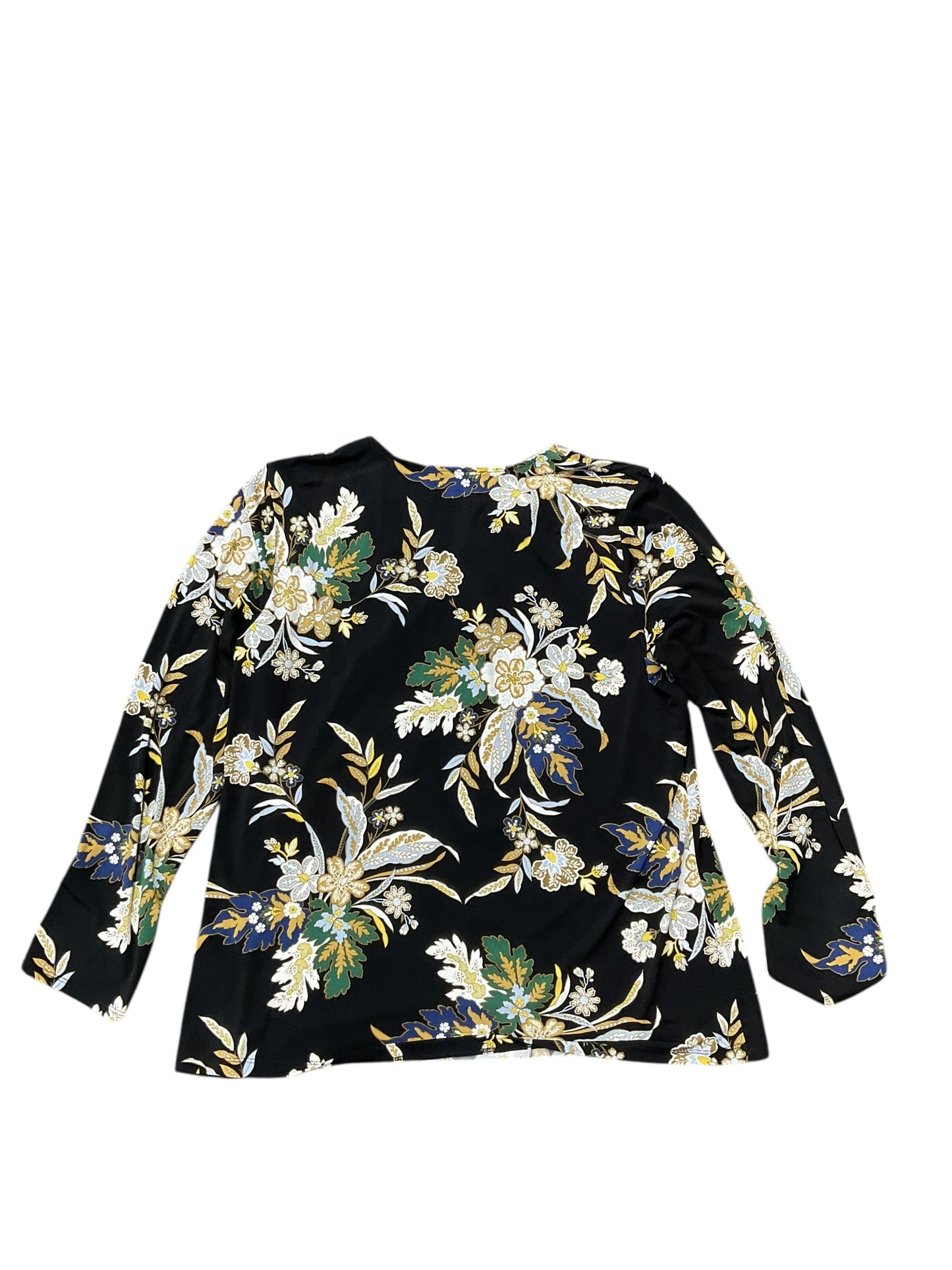 Top Ls By Liz Claiborne In Black, Size:Xl