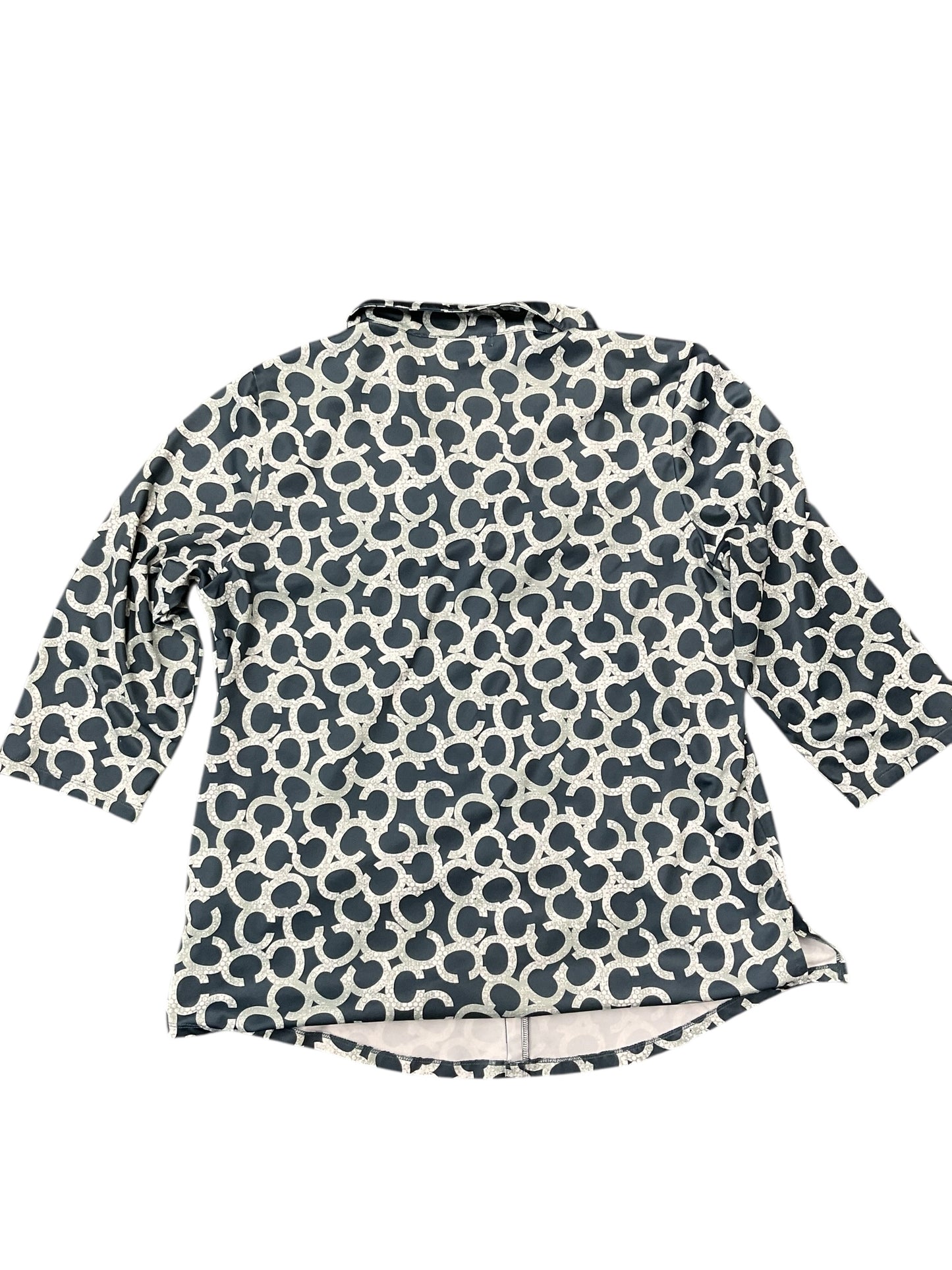 Top Ls By Simply Noelle In Blue, Size:Xl