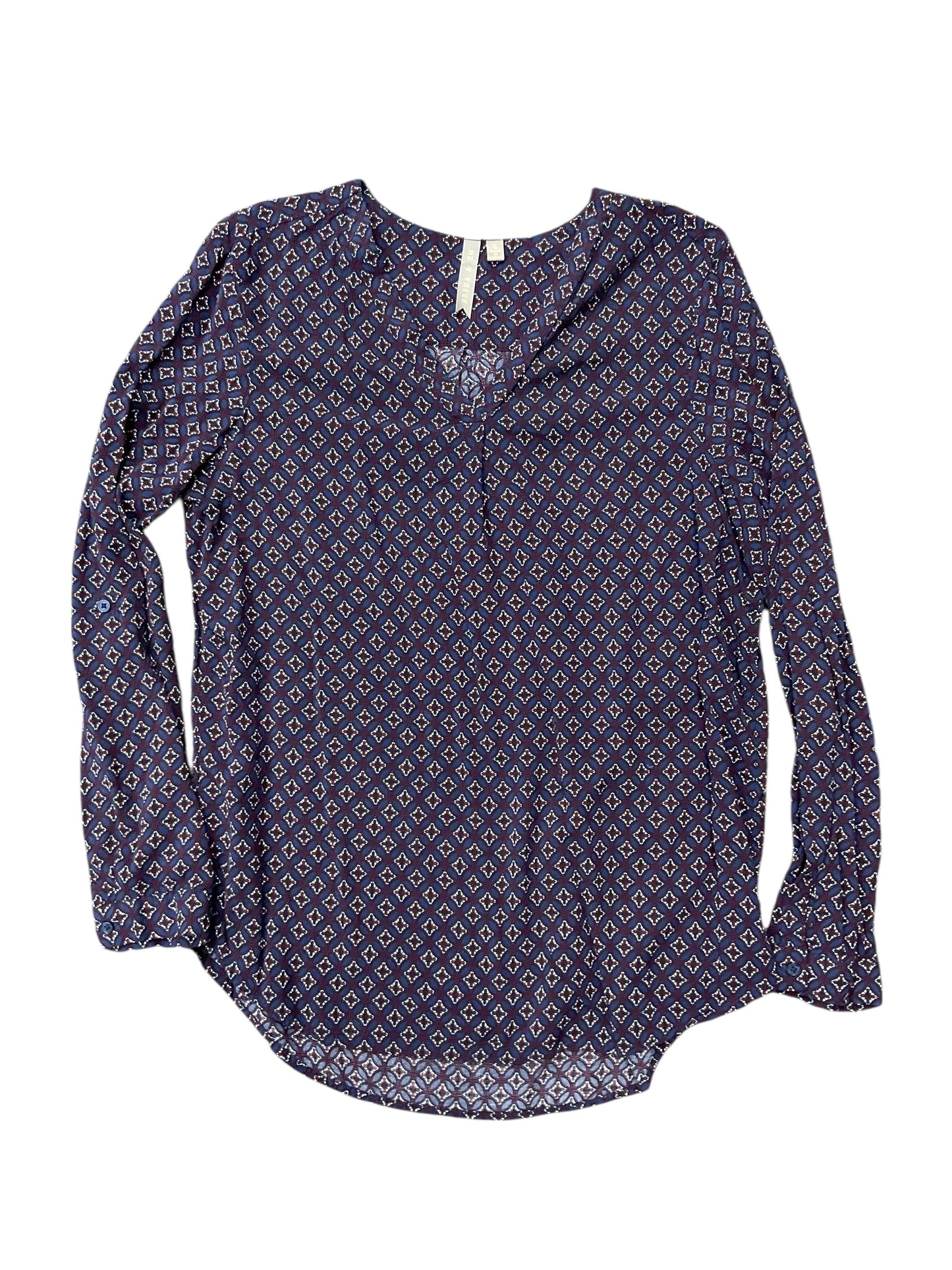 Top Ls By Clothes Mentor In Navy, Size:L