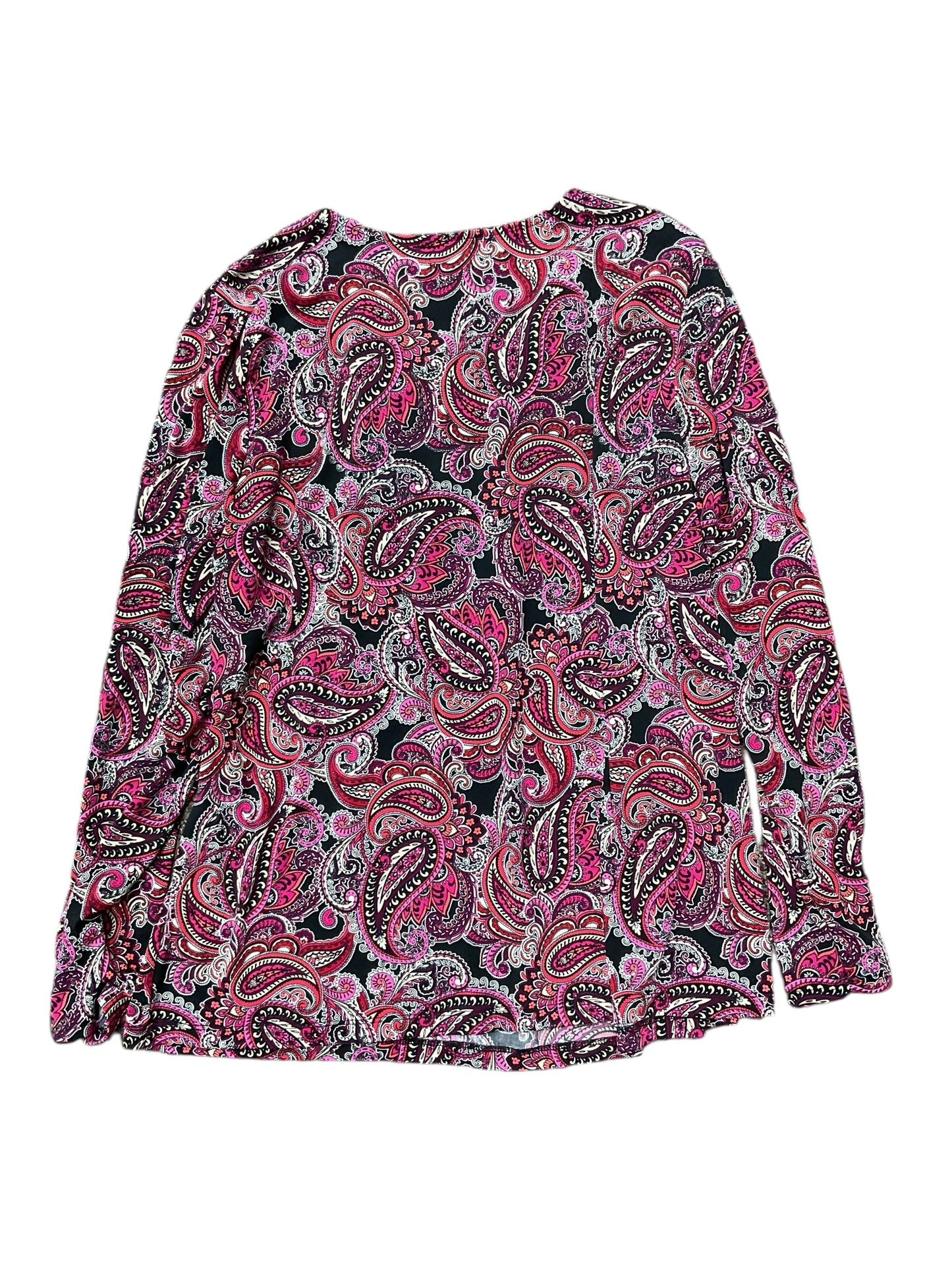 Top Ls By Liz Claiborne In Black, Size:Xl