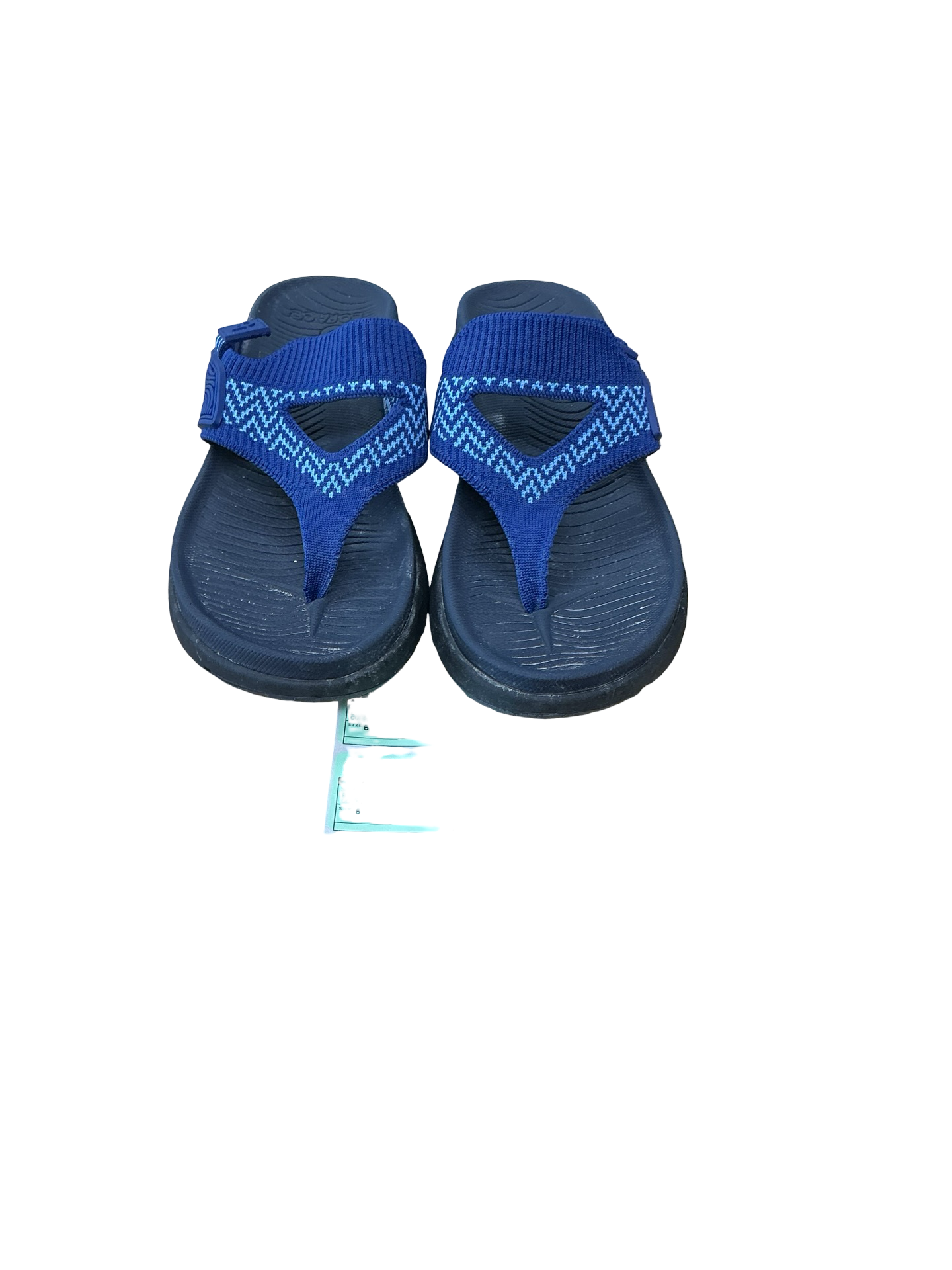 Sandals Flip Flops By Clothes Mentor In Blue, Size:6