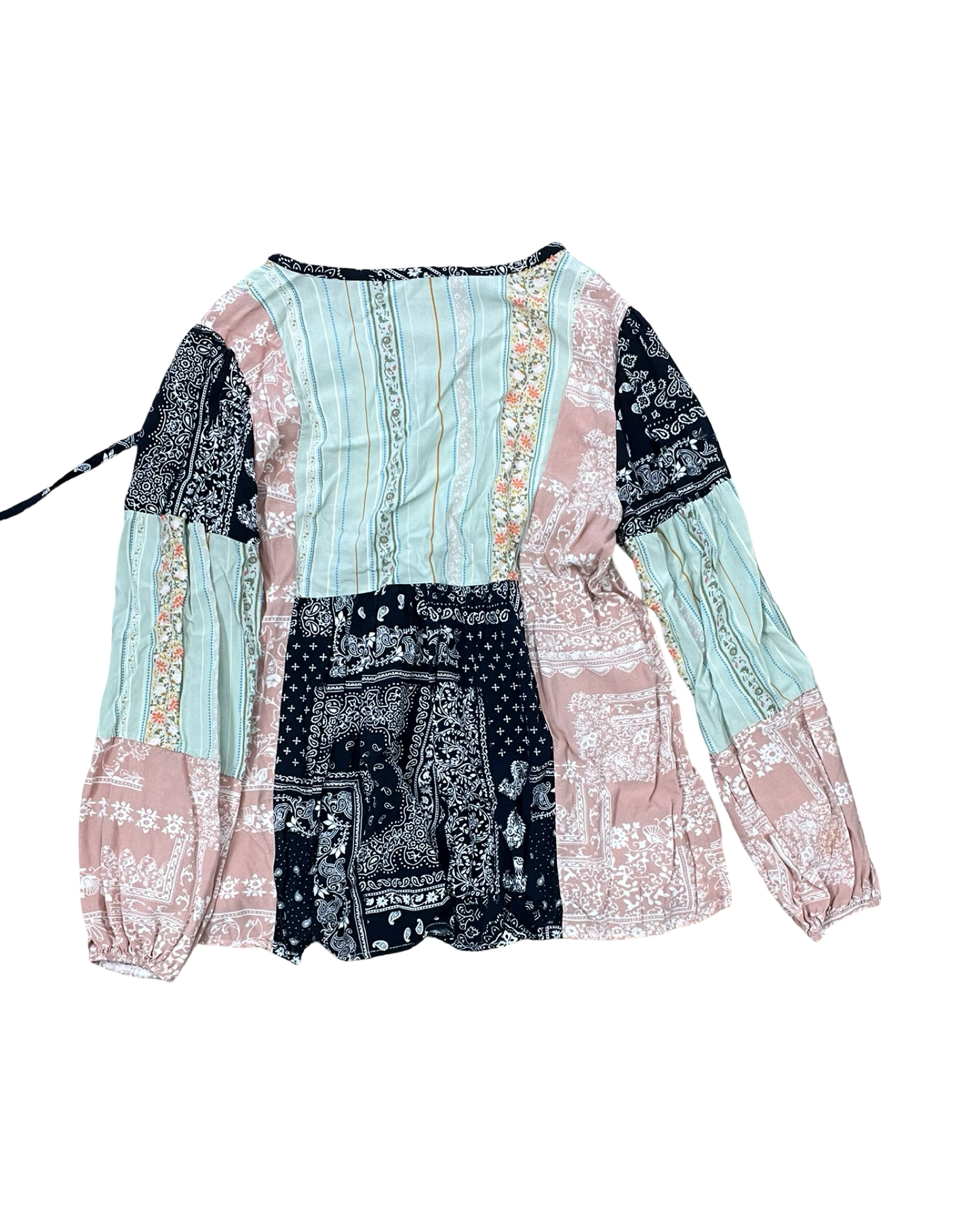 Top Ls By Haptics In Green & Pink, Size:M