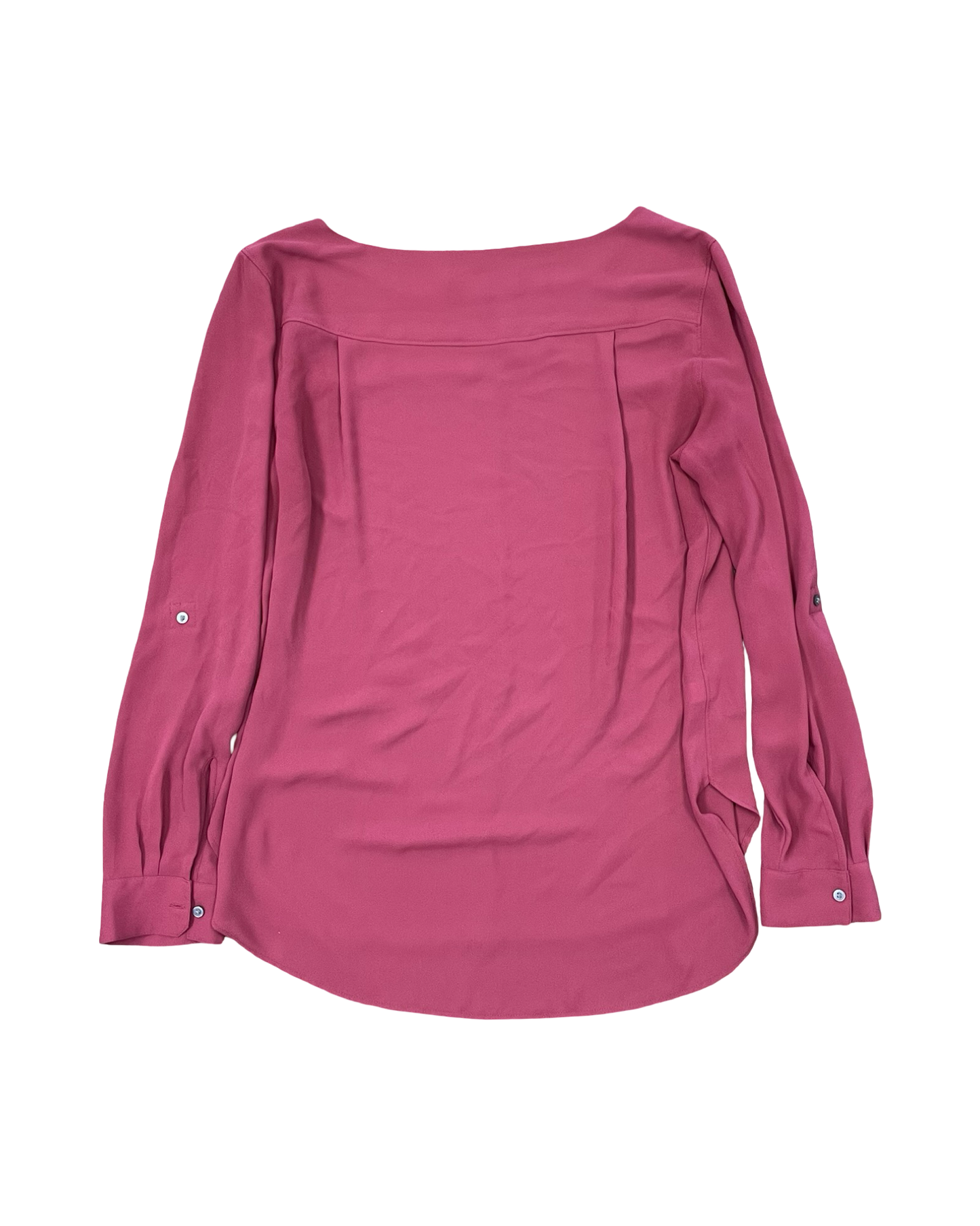 Tunic Ls By Loft In Pink, Size:L