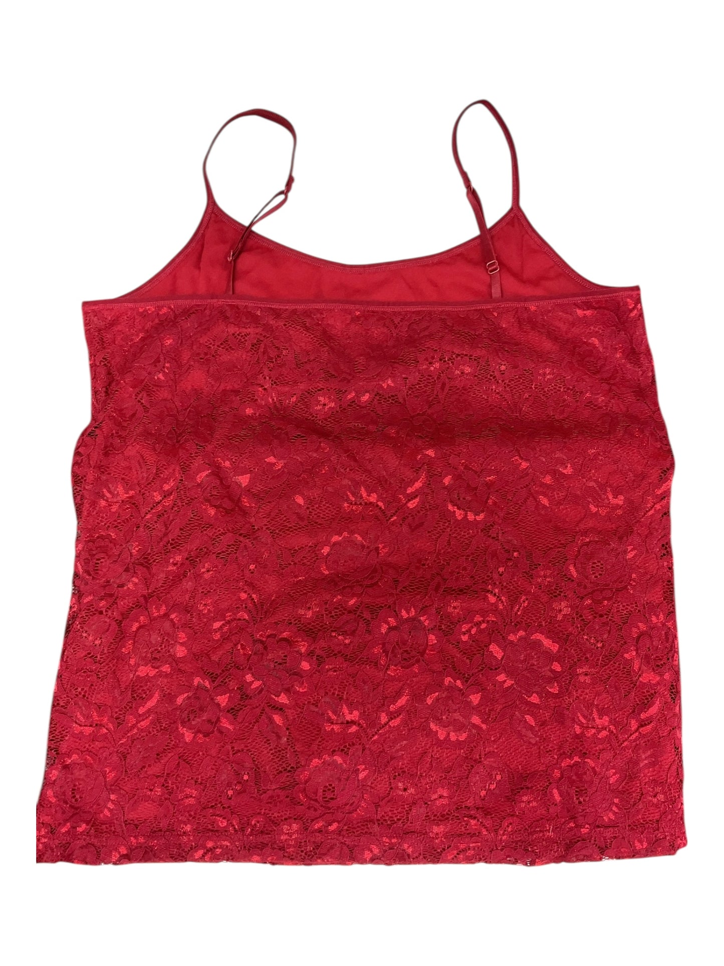 Top Cami By Maurices In Red, Size:Xl