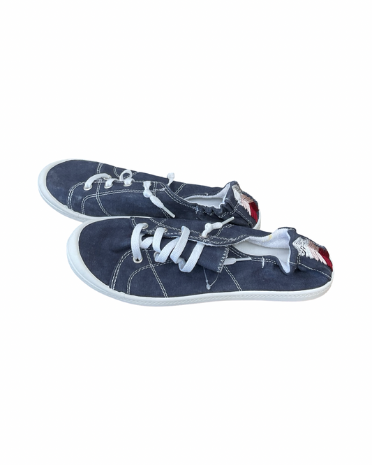 Shoes Sneakers By Time And Tru In Blue, Size:9