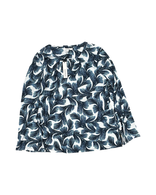 Top Ls By Chicos In Blue & White, Size:Xl