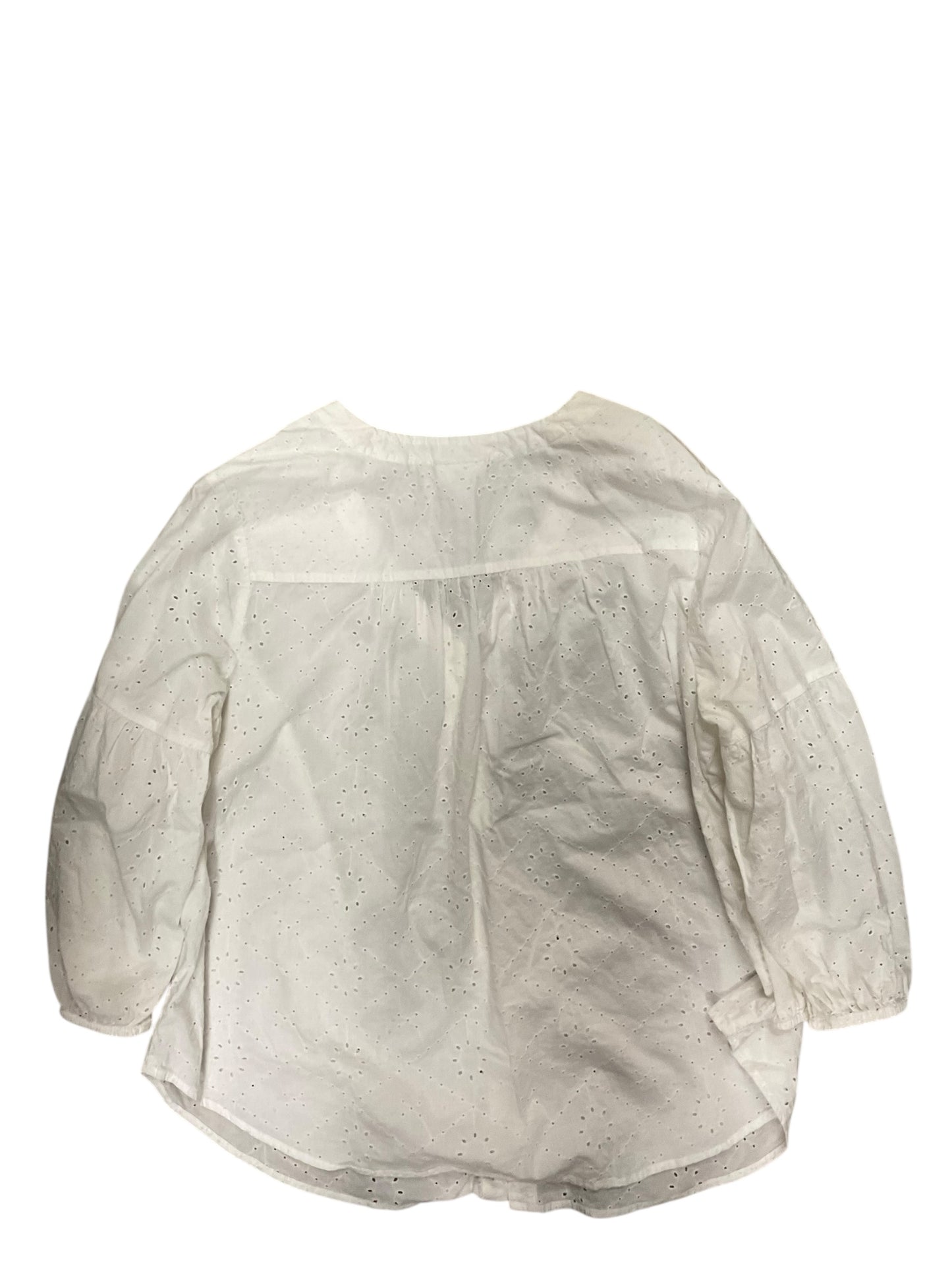 Top Ls By J. Jill In White, Size:Xl