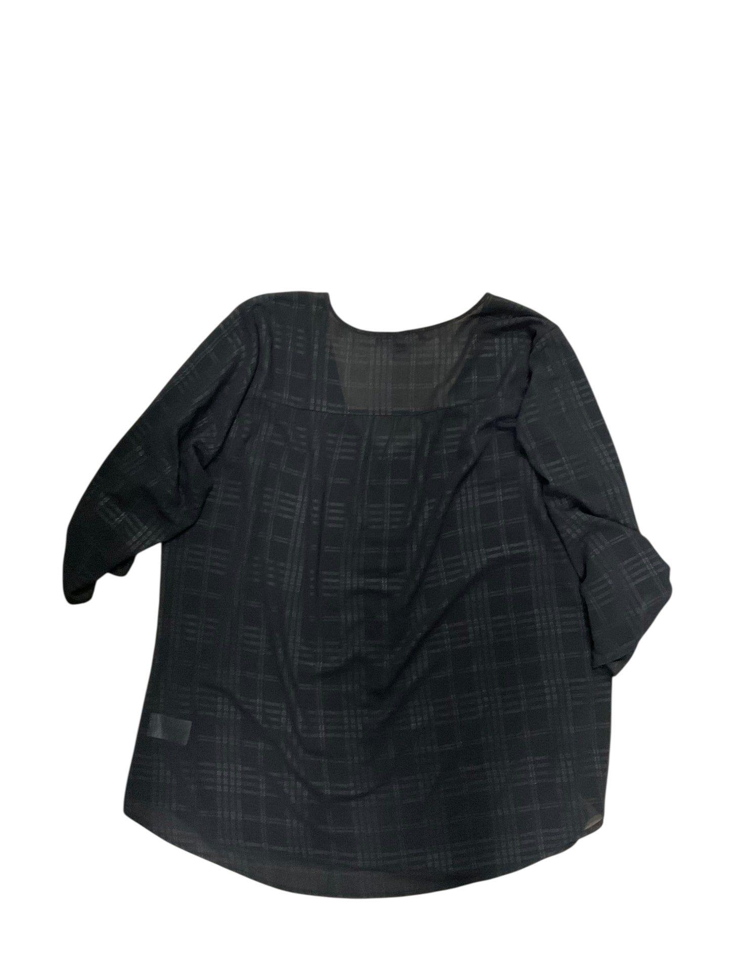 Top Ss By Heart And Soul In Black, Size:2X