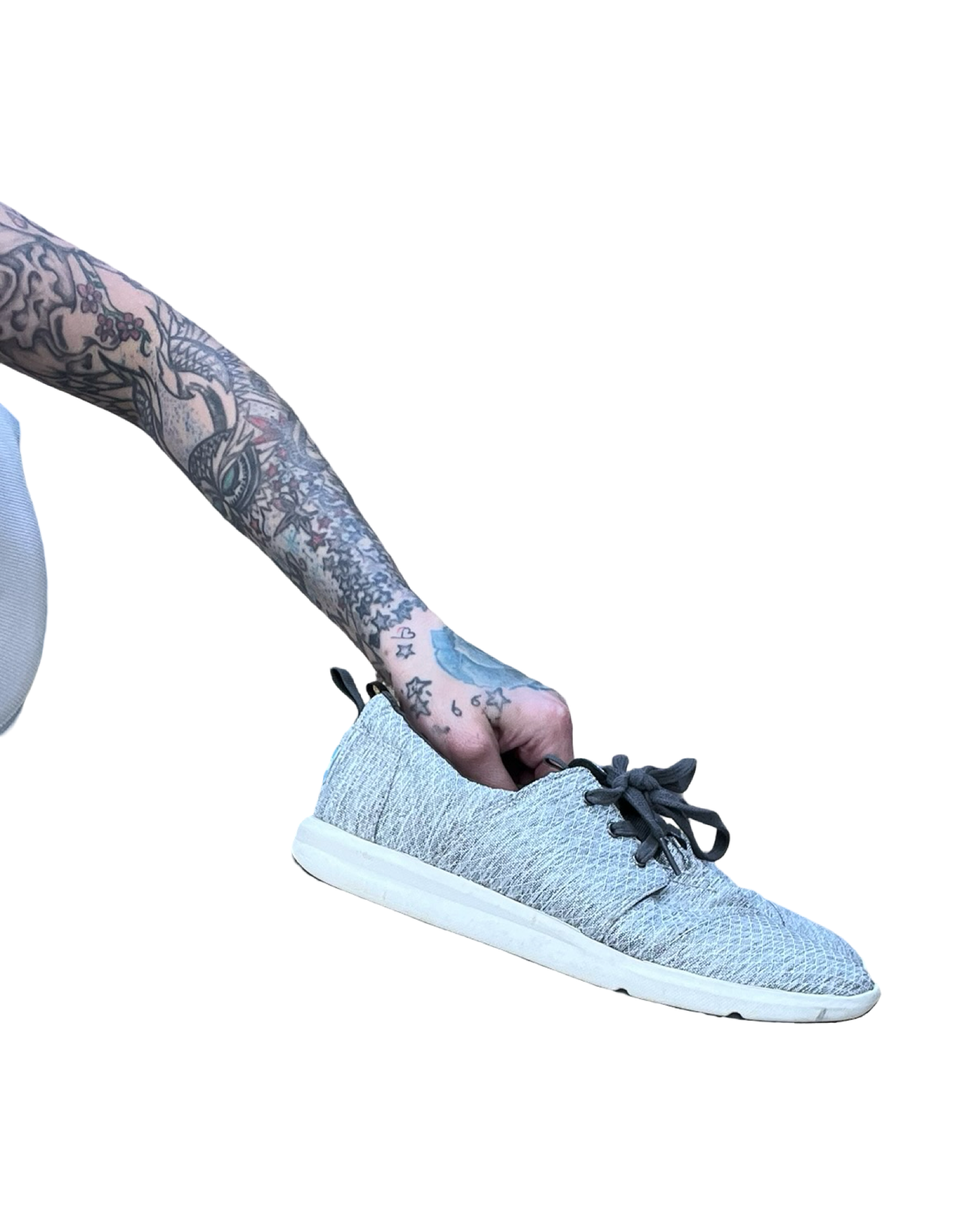 Shoes Sneakers By Toms In Grey, Size:11