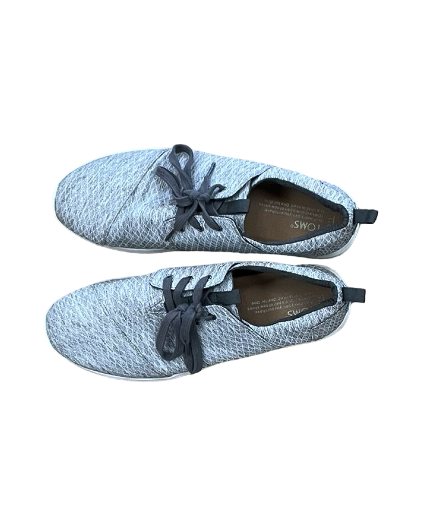 Shoes Sneakers By Toms In Grey, Size:11