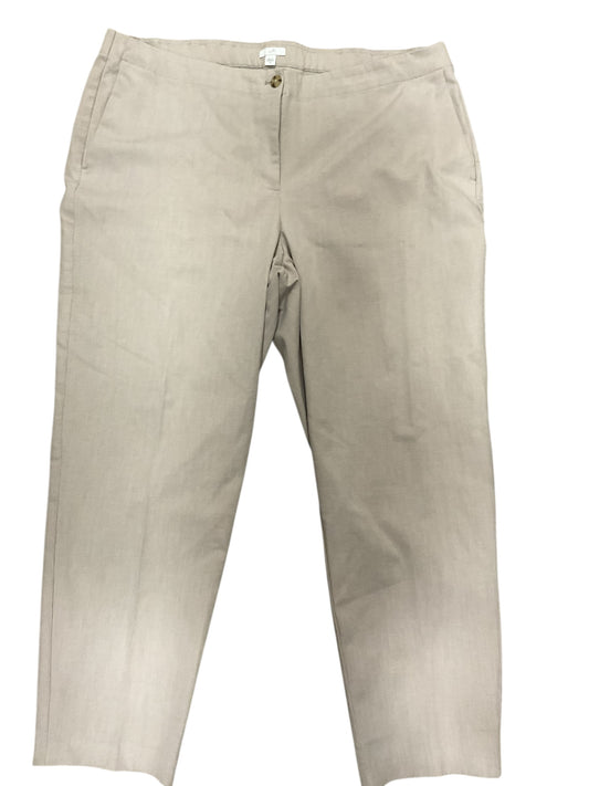 Pants Dress By J. Jill In Tan, Size:20