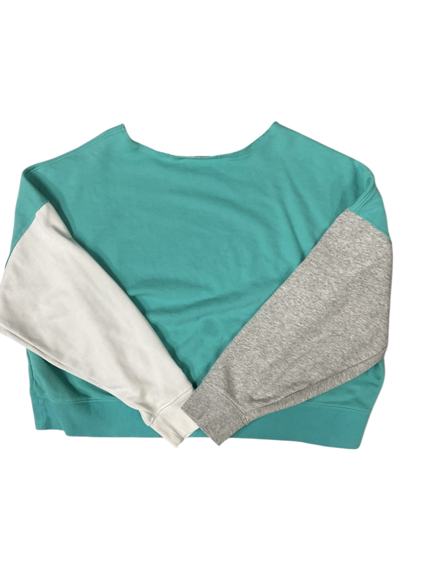 Sweatshirt Crewneck By Champion In Aqua, Size:L