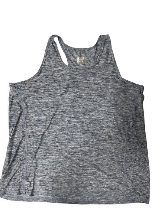 Athletic Tank Top By 32 Degrees In Blue, Size:Xxl