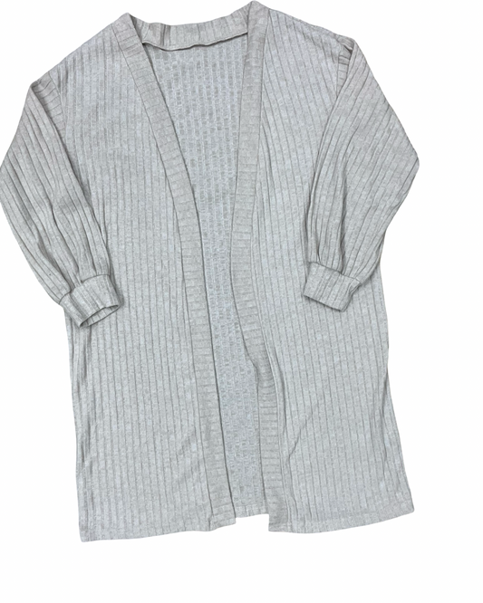 Sweater Cardigan By Shein In Tan, Size:S