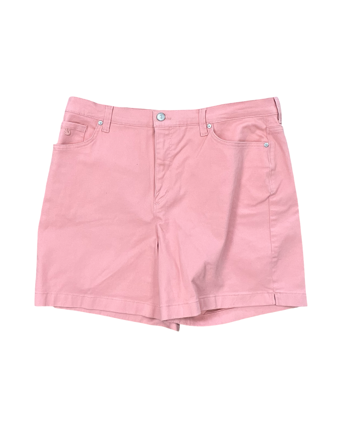 Shorts By Gloria Vanderbilt In Peach, Size:16