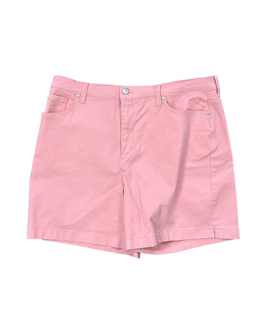 Shorts By Gloria Vanderbilt In Peach, Size:16