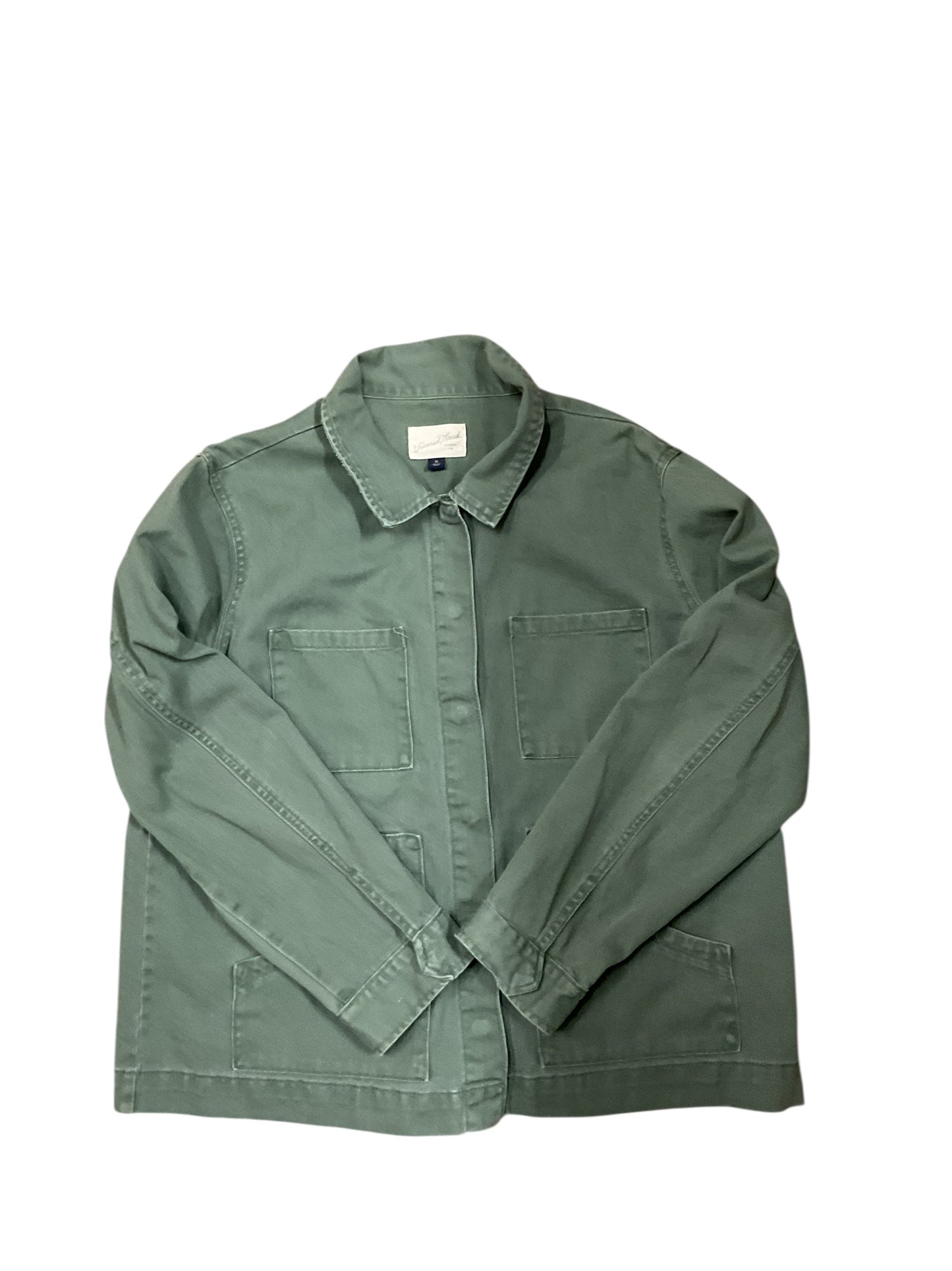 Jacket Denim By Universal Thread In Green, Size:Xl
