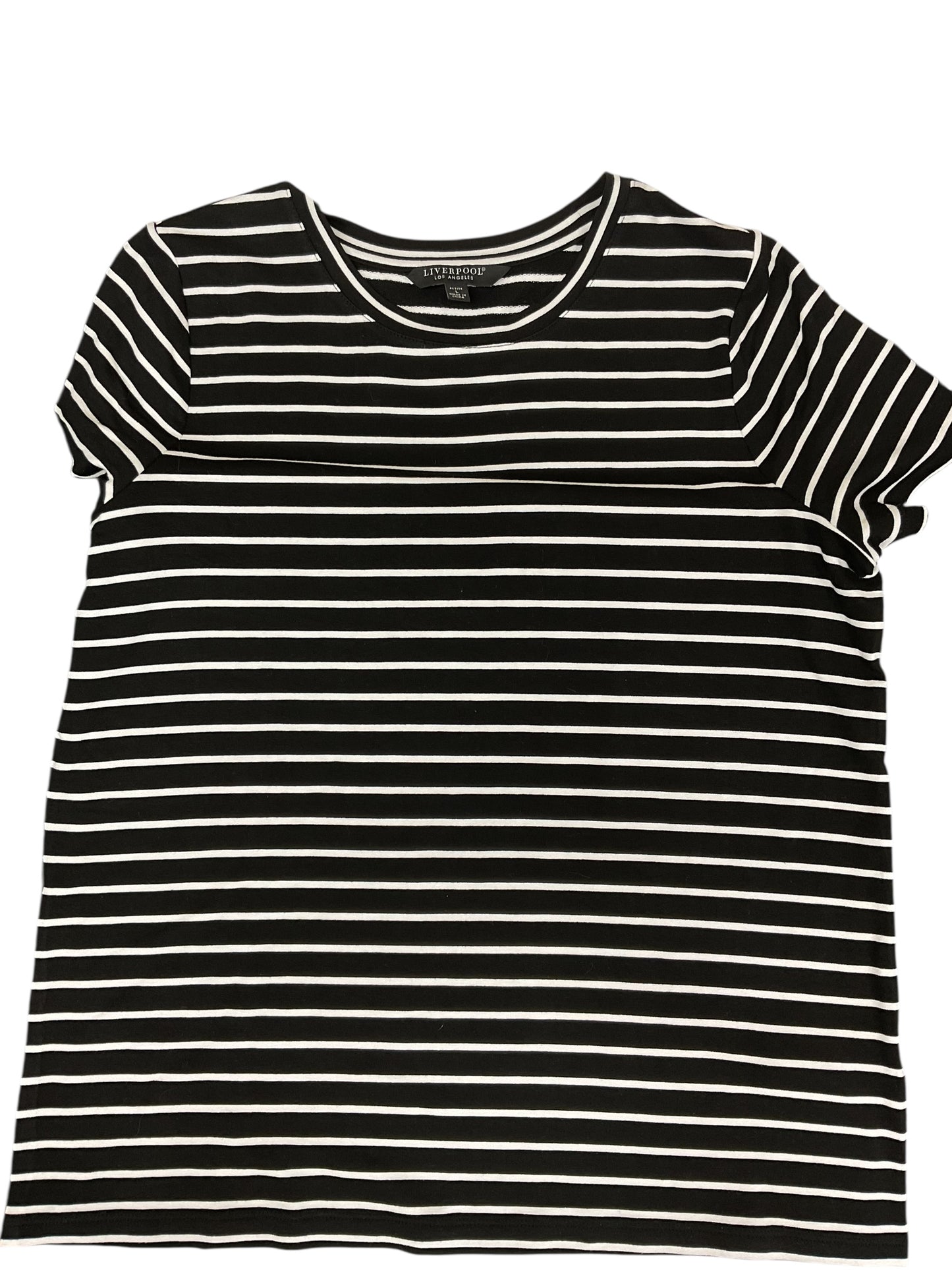 Top Ss By Liverpool In Black, Size:Lp