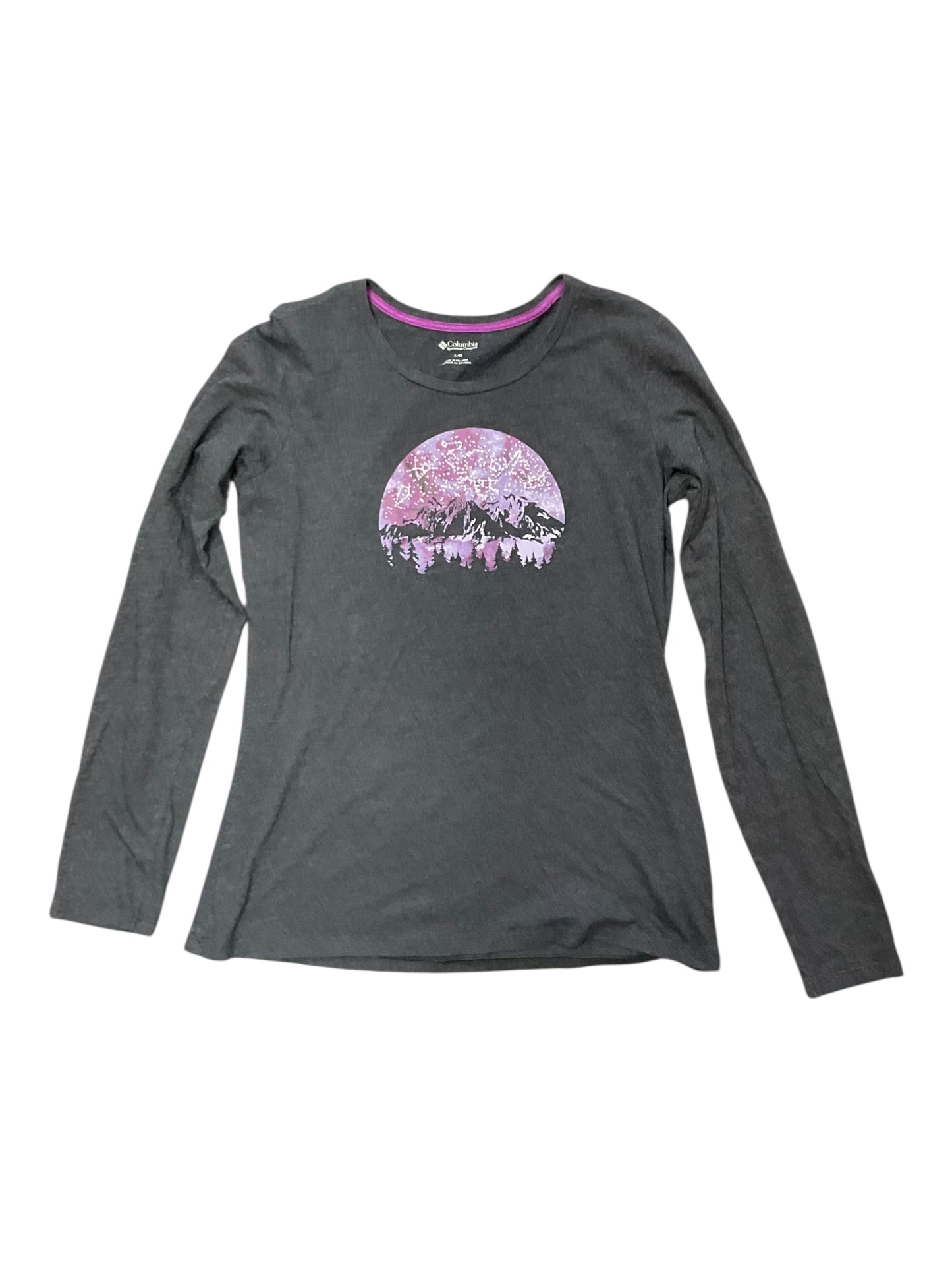 Top Ls By Columbia In Grey, Size:L