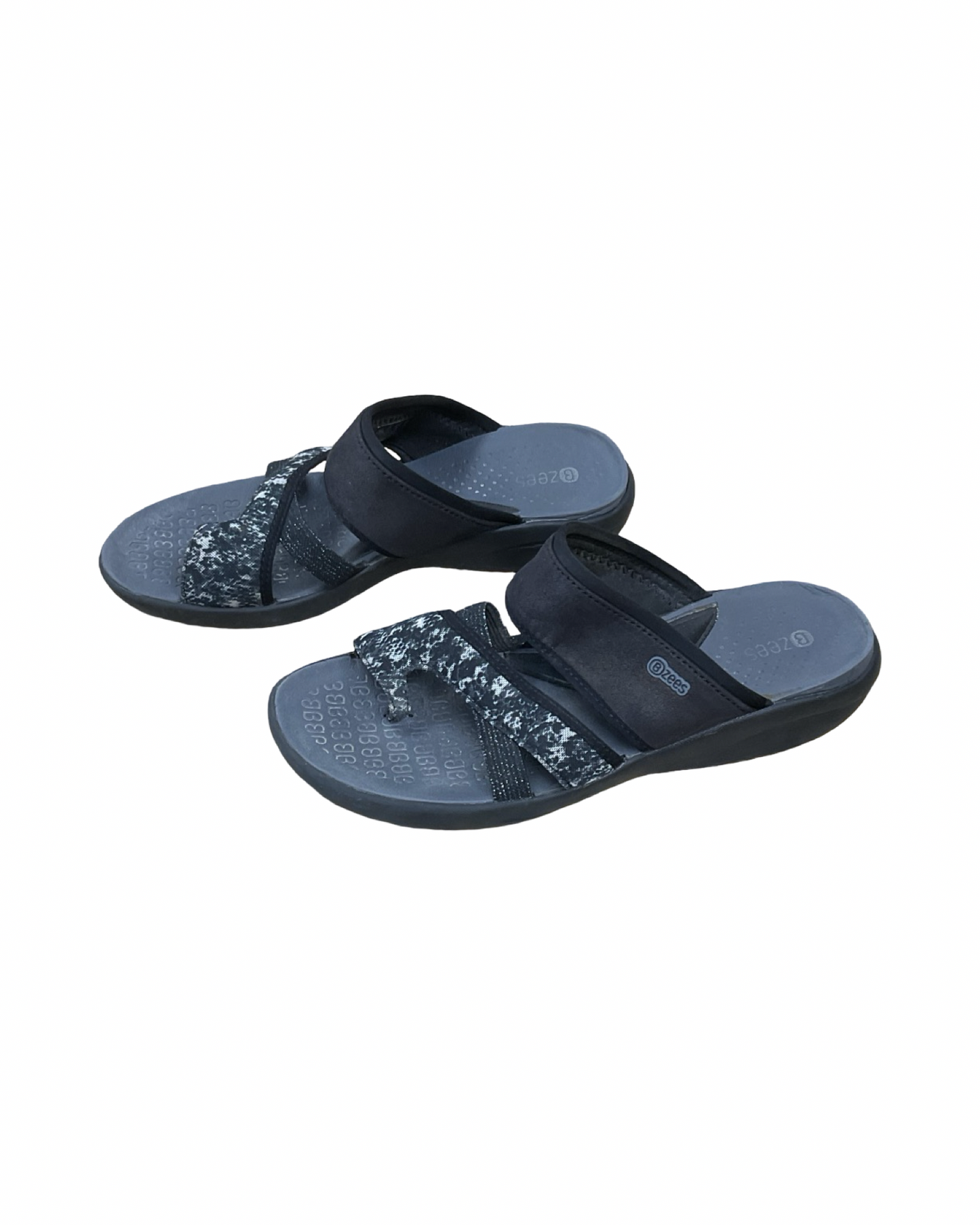 Sandals Flats By Bzees In Black, Size:8