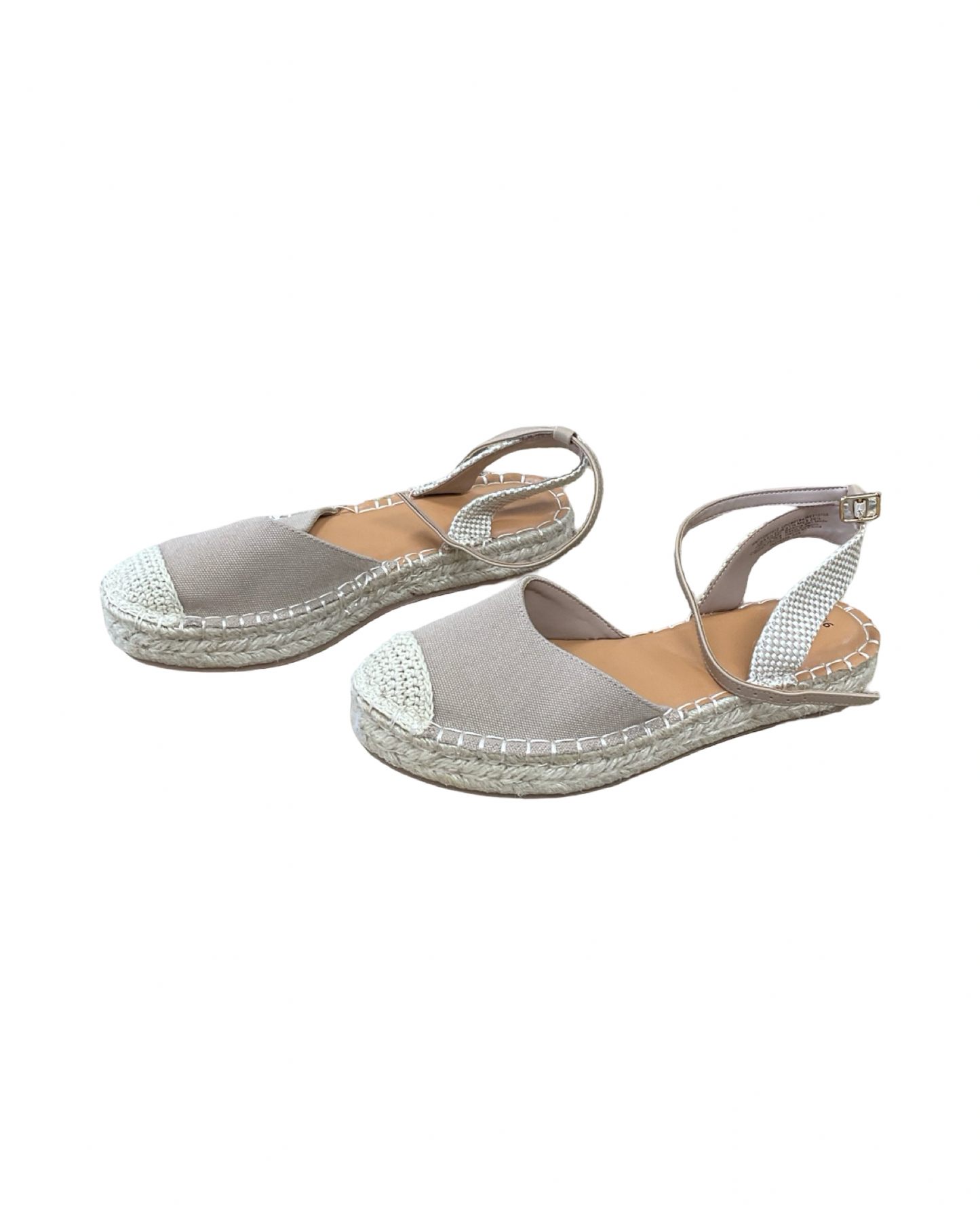 Sandals Flats By Time And Tru In Tan, Size:9