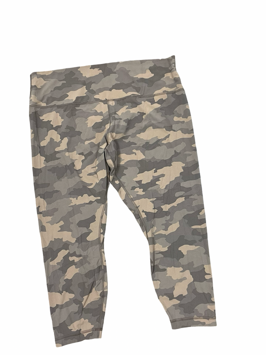 Athletic Leggings By Lululemon In Tan, Size:2X