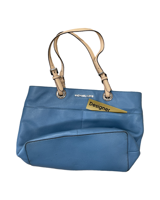 Handbag Designer By Michael Kors In Blue, Size:Medium