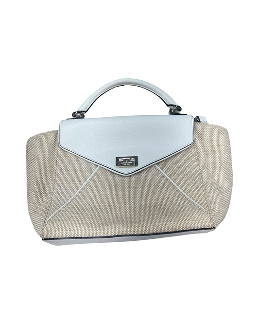 Crossbody Designer By Kate Spade In Cream & Tan, Size:Medium