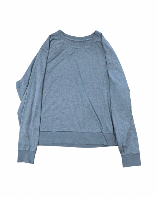 Athletic Top Ls Crewneck By Vuori In Blue, Size:Xl