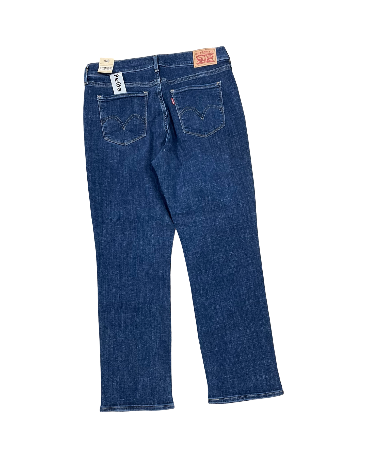 Jeans Straight By Levis In Blue Denim, Size:8P