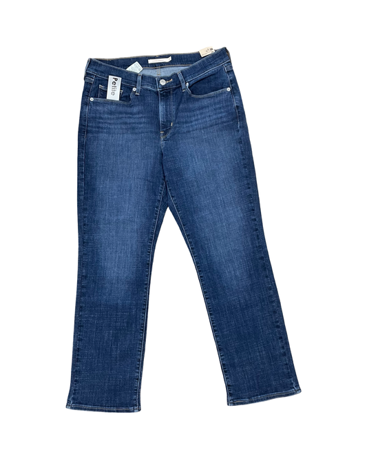 Jeans Straight By Levis In Blue Denim, Size:8P