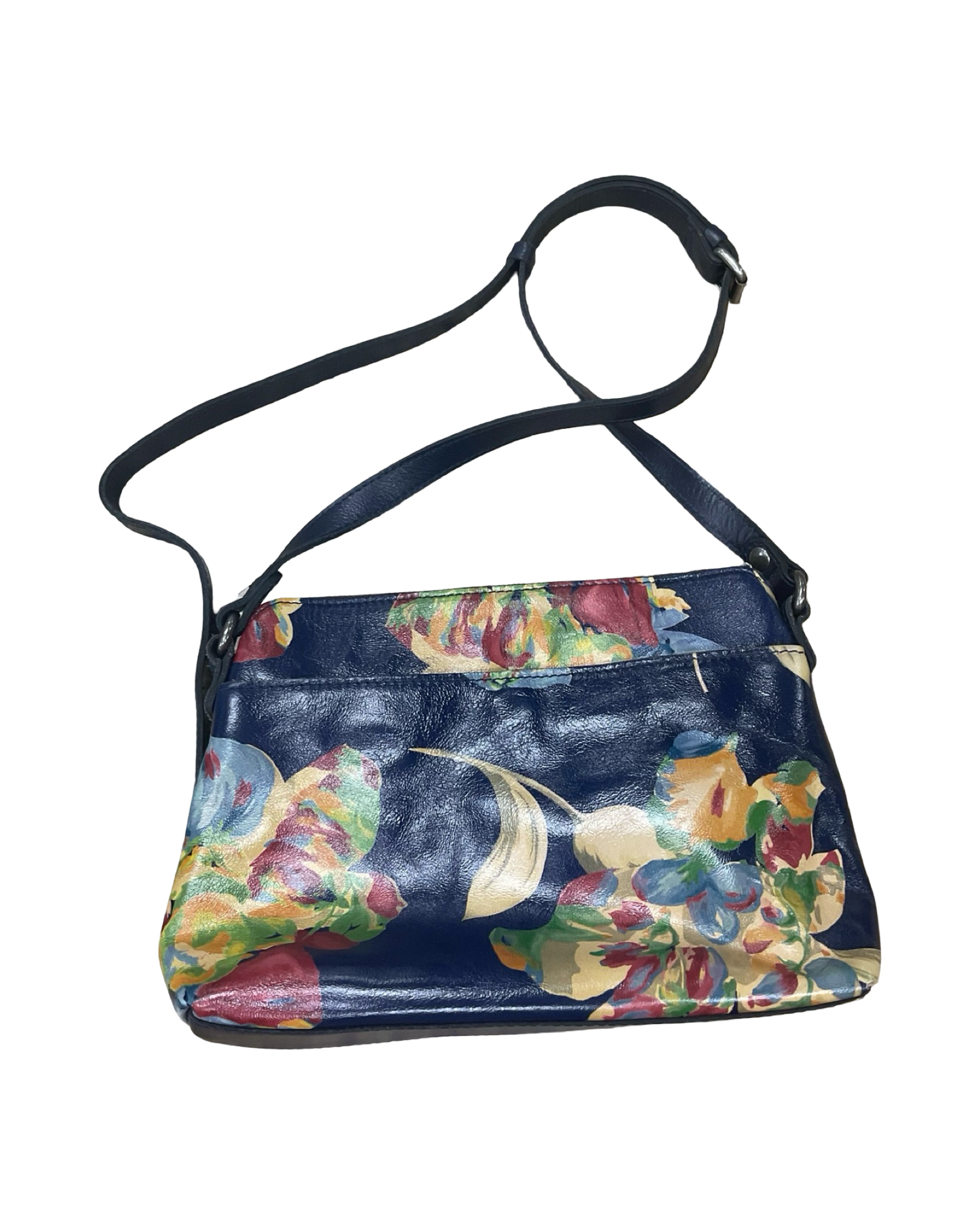 Crossbody Designer By Patricia Nash In Navy, Size:Medium