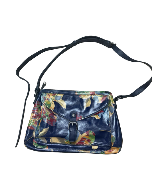 Crossbody Designer By Patricia Nash In Navy, Size:Medium