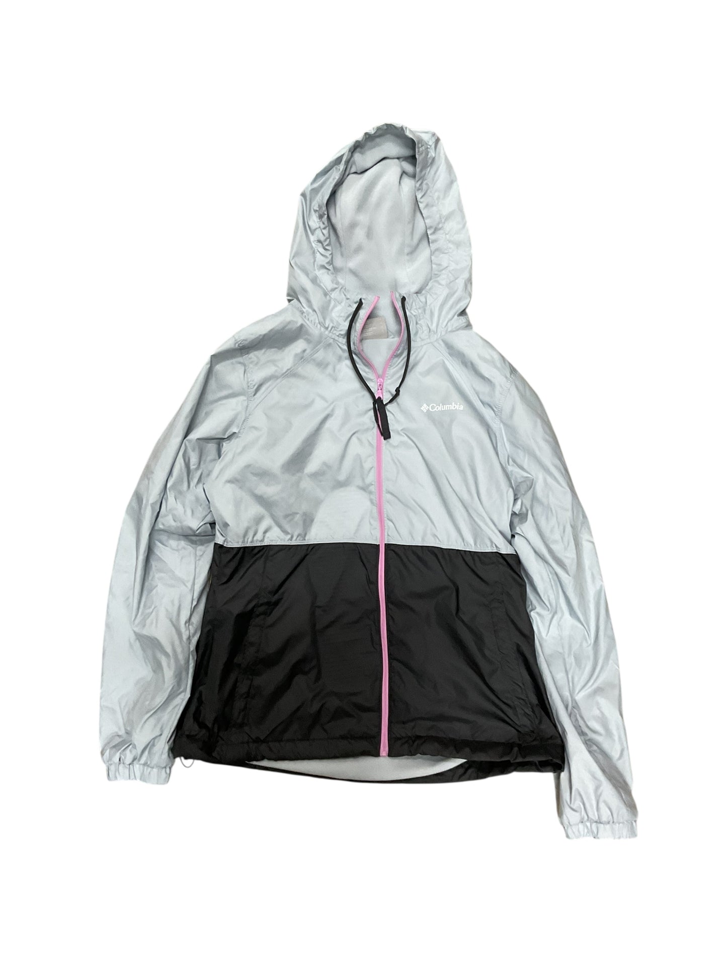 Jacket Windbreaker By Columbia In Grey, Size:S