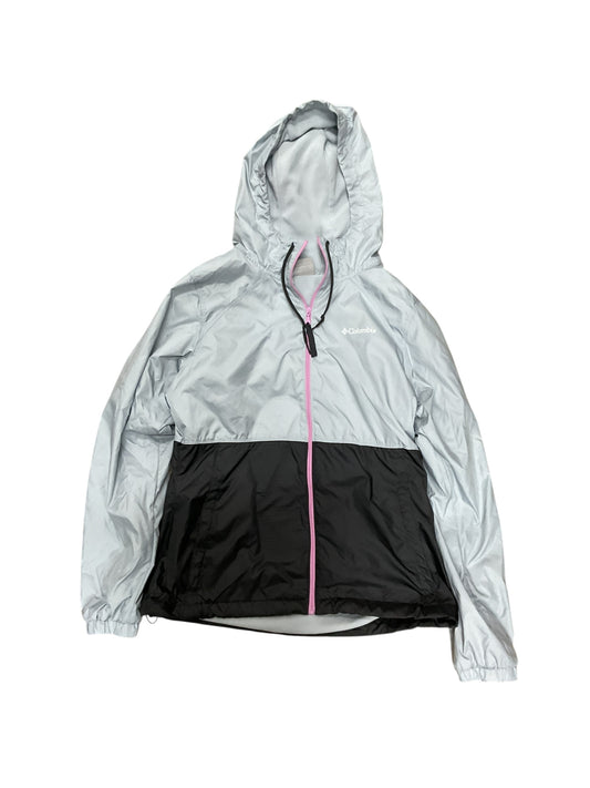 Jacket Windbreaker By Columbia In Grey, Size:S