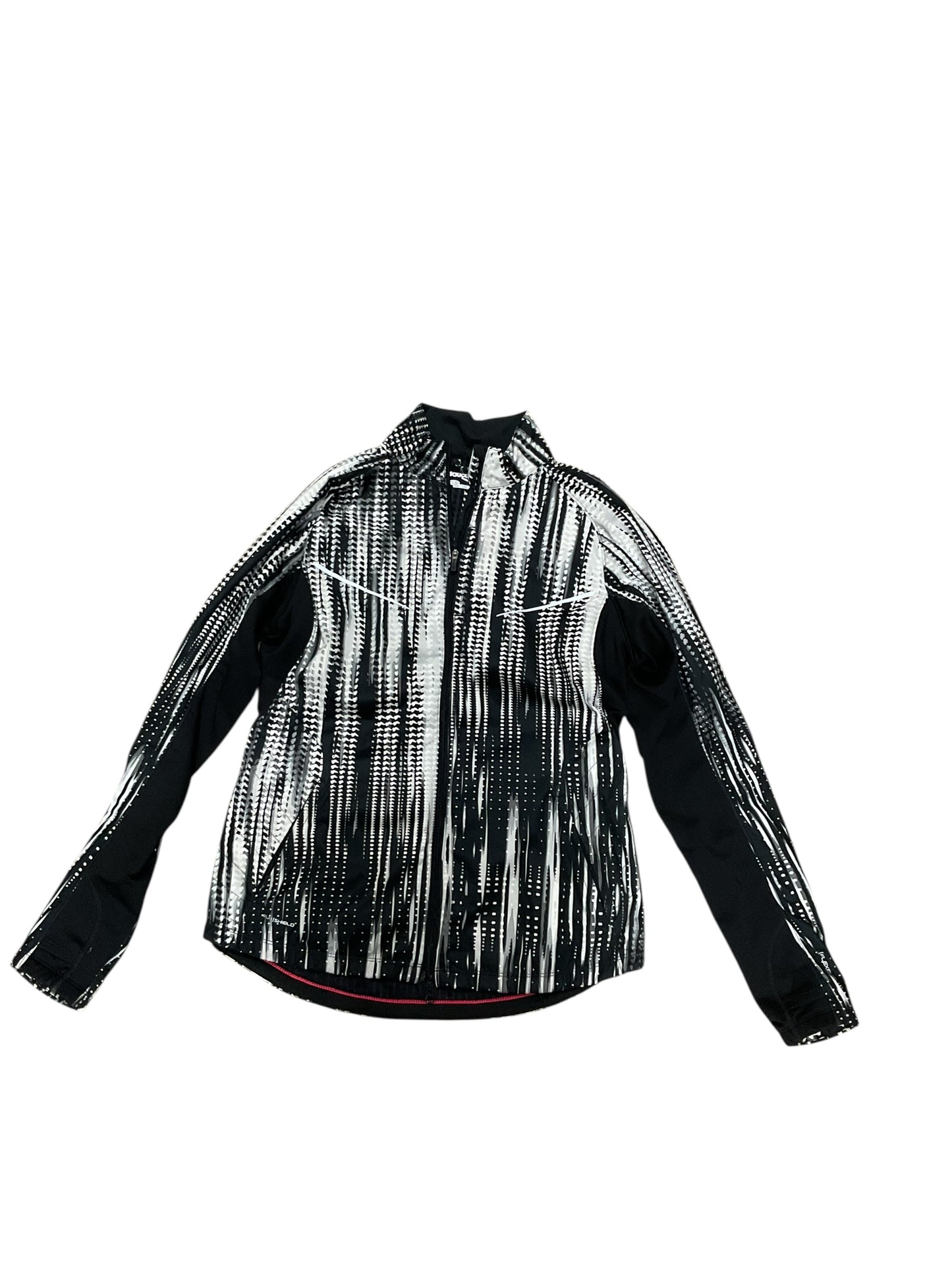 Athletic Jacket By Saucony In Black & White, Size:S