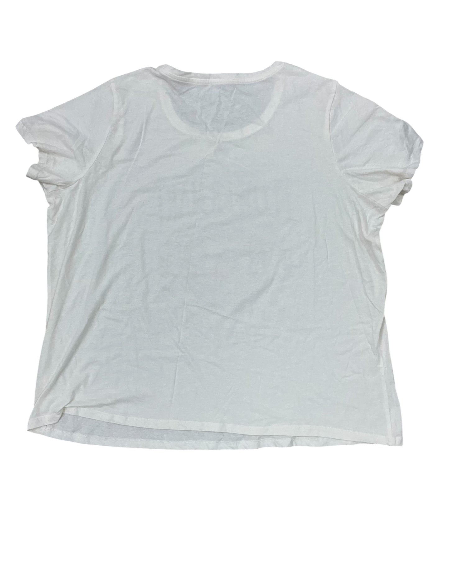 Top Ss By Clothes Mentor In Cream, Size:3X