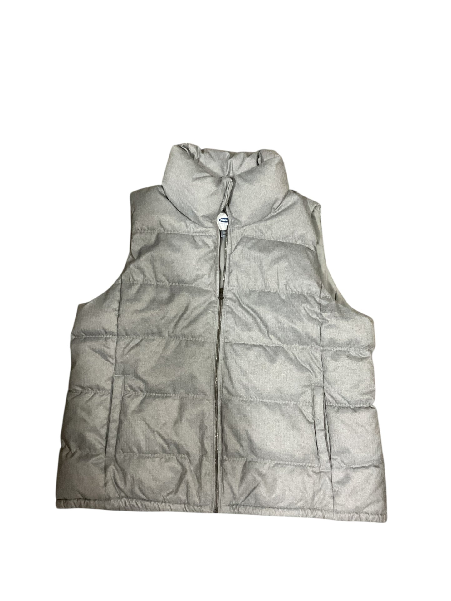 Vest Puffer & Quilted By Old Navy In Grey, Size:1X